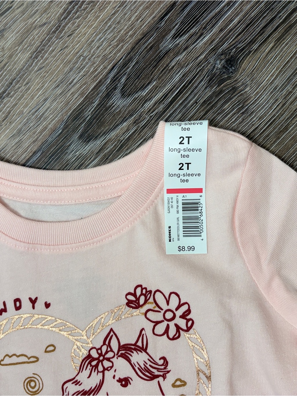 Toddler Girl 2T Clothing Bundle Lot NWT Jeans Leggings Tops Dress 5 Pc - Picture 8 of 13